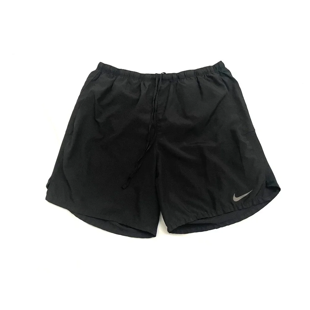 Nike Challenger Brief-Lined Running Shorts Men's Large Black Dri-FIT 5
